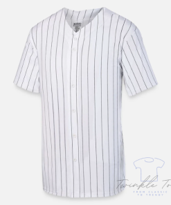 Augusta Unisex Pin Stripe Baseball Jersey