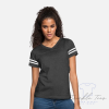 Women's V-Neck Football Tee