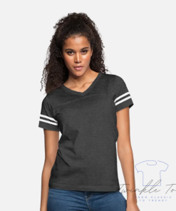 Women's V-Neck Football Tee